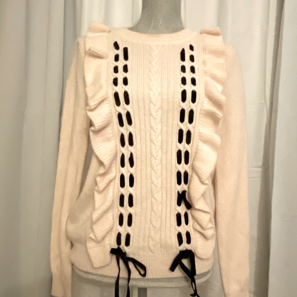 Pink pullover sweater top